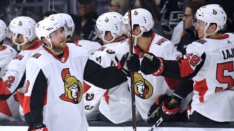 After going public with his story in an effort to help others with addiction issues, an emotional Bobby Ryan returned to the ice Feb. 25, then scored three times in a 5-2 win over the visiting Vancouver Canucks in his second game back two nights later. 1092496450
