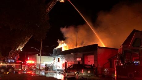 The department says fire and police investigators will be examining the scene to collect evidence, determine the cause and origin of the fire, and to provide a damage estimate. Fire at Triple Crown Metals building in Saskatoon