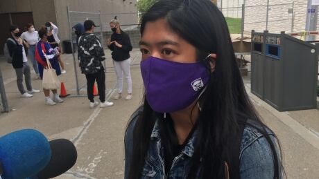 Western student Elizabeth Lam arrived at the temporary on-campus COVID-19 testing facility just before noon, but was told to come back later in the week as they had already reached capacity for the day. Western student testing