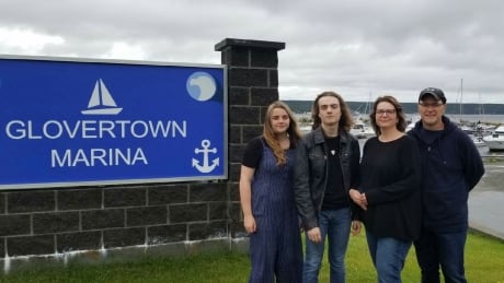 The Perry family recently relocated from Calgary, Alberta to Glovertown, a small town on Newfoundland's northeast coast. They are, from left, Robyn and Dawson Perry, and their parents, Sarah and Bill. Perry family-Glovertown
