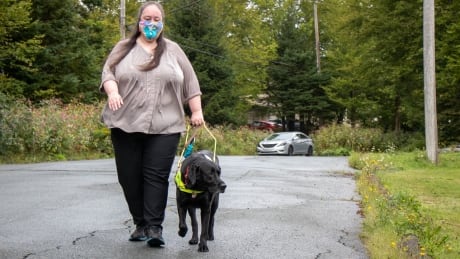 Wournell says people keep trying to pet Demetris. Wournell and Demetris