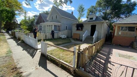 On Thursday police were still at the Aven G South home where human remains were found the night before. Saskatoon Avenue G homicide human remains