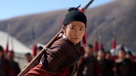 This image released by Disney shows Yifei Liu in the title role of 'Mulan.' Film Review - Mulan