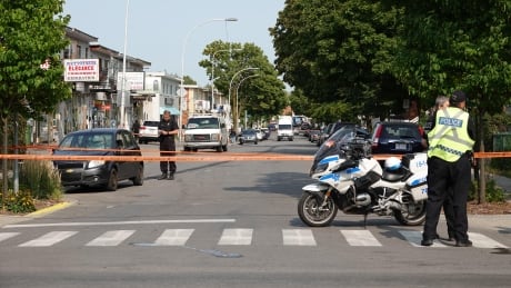 Montreal police say the 38-year-old driver was arrested at the scene and held in hospital overnight. hit-and-run