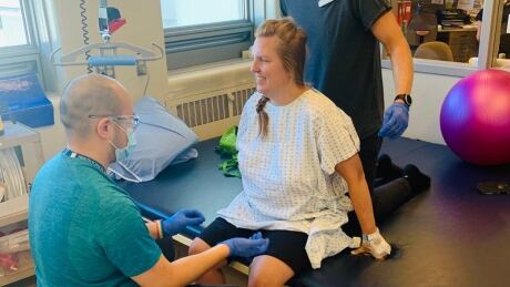 Jessica Clark of Whitehorse is recovering after a skydiving mishap in B.C. left her injured. Jessica Clark