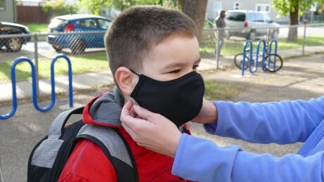 Schools in Manitoba can access $12 million of the province's previously announced $52 million to pay for masks and other personal protective equipment. Masks for students in Manitoba