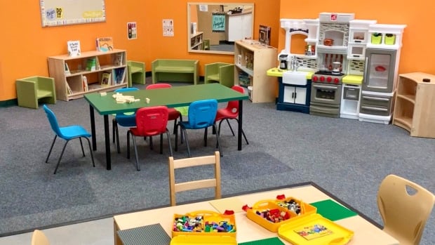 A classroom at the new 1st Class Child Care Centre in northeast Calgary, which is offering working parents seven-day-per-week daycare. The new centre will help parents working non-traditional hours. A classroom at the new 1st Class Child Care Centre in northeast Calgary, which is offering working parents seven-day-per-week daycare. The new centre will help parents working non-traditional hours.