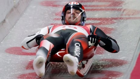 Luge Canada high-performance director Sam Edney, seen above competing at the 2018 Winter Olympics in Pyeongchang, South Korea, says the team will head to Europe in December to prepare for the second half of the season. Pyeongchang Olympics Luge Men