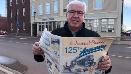 'The time for supporting the paper is now,' says Summerside Coun. Bruce MacDougall, who worked in advertising at the Journal-Pioneer for 20 years. Bruce MacDougall