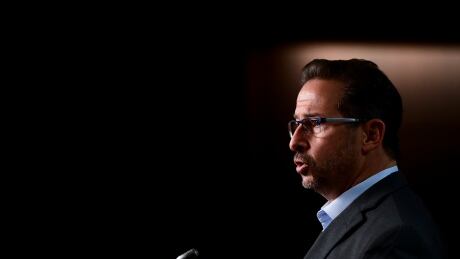 Bloc Quebecois leader Yves-Francois Blanchet holds a press conference in Ottawa on Thursday, Oct. 22, 2020. THE CANADIAN PRESS/Sean Kilpatrick Bloc Parliament 20201022
