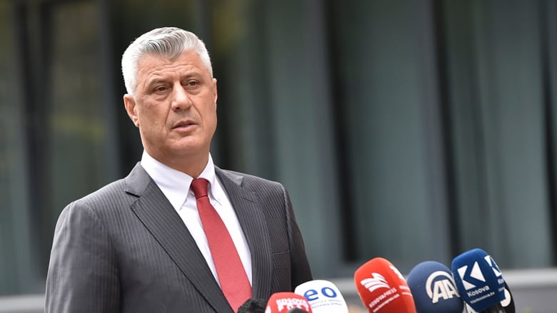 Kosovo President Thaci resigns, to face trial for war crimes