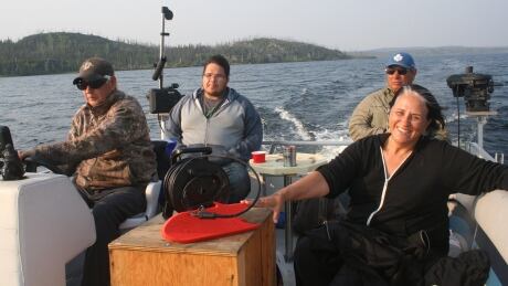 Eric Bell, Stanley Roberts, Thompson McKenzie, and Deanna Reder participated in a sonar expedition looking for the missing men in 2018. Eric Bell Stanley Roberts Thompson McKenzie Deanna Reder