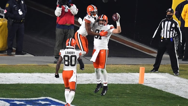 browns steelers playoff game