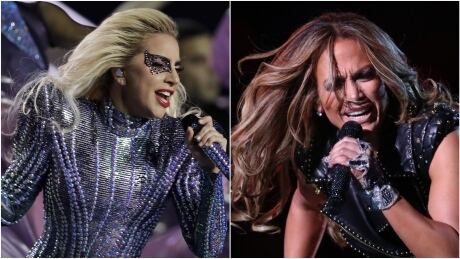 Lady Gaga, left, and Jennifer Lopez, right, will perform at the presidential inauguration on Jan. 20. Lady Gaga, Jennifer Lopez