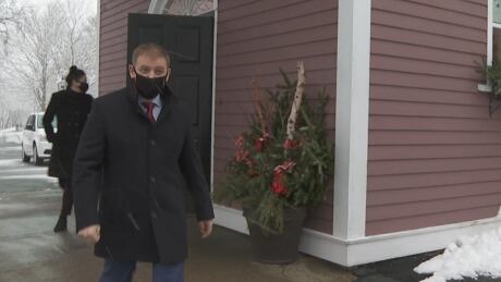 Liberal Leader Andrew Furey leaves Government House just after 3 p.m. Friday, implicitly confirming suspicions that he will announce an election imminently. furey government house