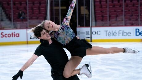 Reigning Canadian champions Piper Gilles and Paul Poirier, seen in this file photo from 2020, lead after the rhythm dance competition at the virtual Skate Canada Challenge on Saturday. Gilles-Poireir-240220
