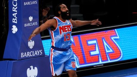 James Harden scored 32 points in his Nets debut to help Brooklyn to a 122-115 victory over the Orlando Magic on Saturday. Harden-James-160121