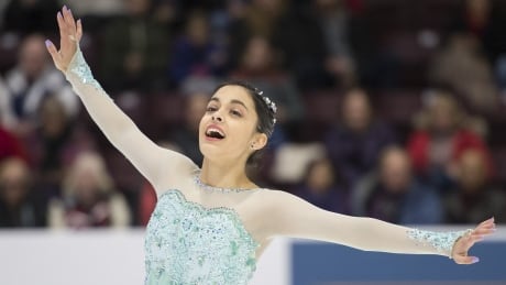 Canada's Madeline Schizas, seen in this file photo from 2020, won the women's singles title of the virtual Skate Canada Challenge on Saturday. FIG Canadian Championships 20200117