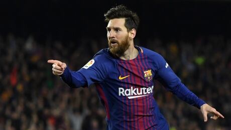 Barcelona's superstar received the suspension Tuesday for hitting Athletic forward Asier Villalibre, which was initially deemed as him using excessive force, but the Spanish soccer federation ruled it as not being severe. Lionel-Messi-060518
