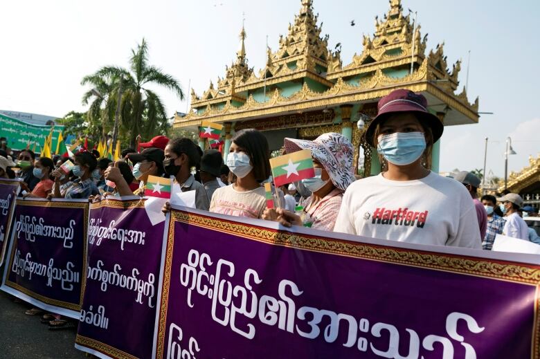 Military takes control of Myanmar after leader Aung San Suu Kyi reported detained - Broadcast On ...