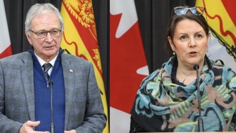 Premier Blaine Higgs and Dr. Jennifer Russell are both scheduled to address Tuesday's COVID-19 update at 2:30 p.m. higgs, russell