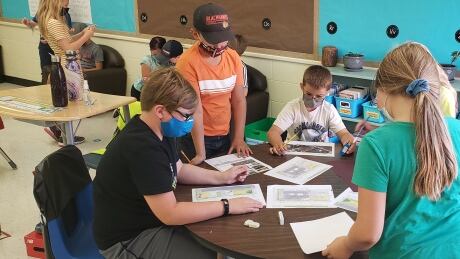 A Grade 4 class in Milestone has been hard at work coming up with plans and raising money to build an outdoor classroom. At work