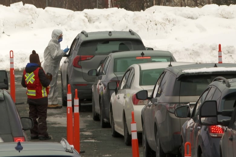 Covid 19 Testing Lineup In Mount Pearl