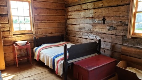 in South Rustico, PEI Acadian blanket in Doucet House