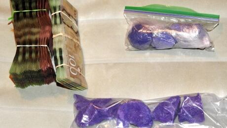 Thunder Bay police seized quantities of suspected fentanyl and crack cocaine, as well as $15,000 in cash, after executing a search warrant at a home in the city's Westfort neighbourhood on Tuesday. Thunder Bay police drug bust (March 3, 2021)