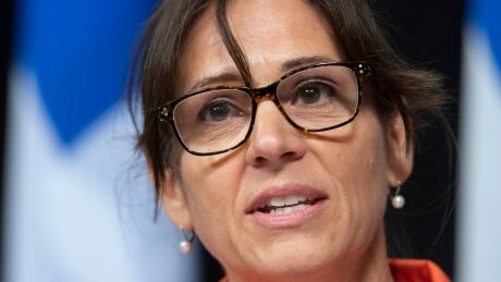Isabelle Charest, Quebec's minister responsible for the status of women, says the government's latest action plan will help women get out of dangerous situations.
Isabelle Charest