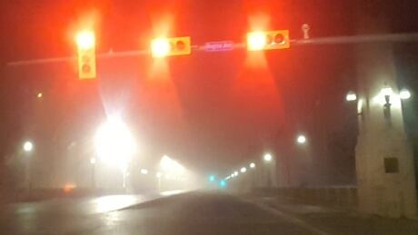The fog settled over Regina making for a spooky morning. Regina