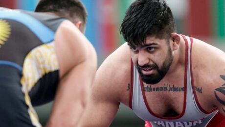 Amar Dhesi, of Surrey, B.C., won three of his four matches in the 125-kg round robin. The 25-year-old lost his final match to Kazakhstan's Yusup Batirmurzaev, but his wins earlier were enough to secure a gold medal in Rome, Italy. Dhesi Wrestling Canada