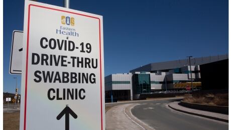 Covid 19 Testing Eastern Health signage. Photo by Paul Daly COVID-19 Testing Eastern Health