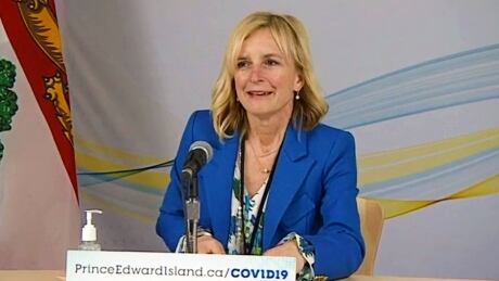 Dr. Heather Morrison, P.E.I.'s chief public health officer, says two previously announced COVID-19 cases have been determined to be the B117 variant. Heather Morrison