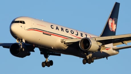 Cargojet is one of the companies that routinely lands at the Halifax airport. Cargojet plene