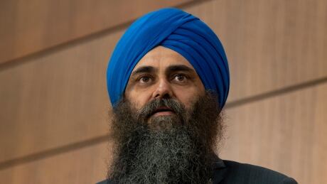 Conservative MP Tim Uppal is seen during a news conference on Parliament Hill Tuesday June 9, 2020 in Ottawa. THE CANADIAN PRESS/Adrian Wyld COVID Cda 20200609