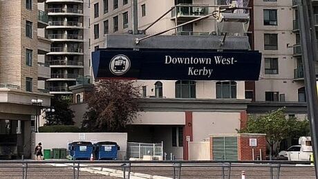 The stabbing victim collapsed at the scene, which was at the CTrain tracks near the Kerby Centre, while the suspect ran away, police said. Kerby Centre