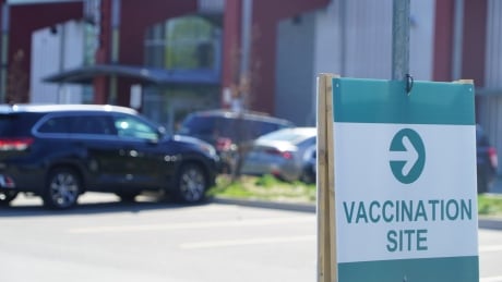 Health officials have set up a COVID-19 vaccination clinic at the North London Optimist Community Centre on Cheapside St near Highbury Ave. covid london vaccination