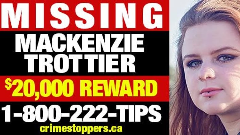 Family of Mackenzie Lee Trottier offers $20k reward for information leading  to her return | CBC News