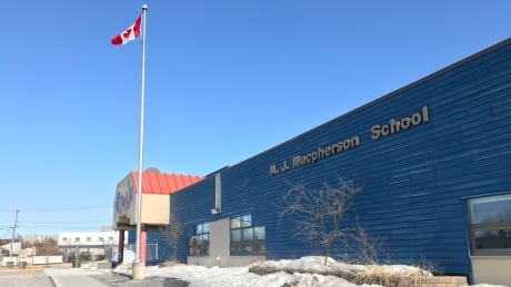 N.J. Macpherson School in Yellowknife. Territorial health officials ordered all schools in Yellowknife to close until further notice on May 2 following a COVID-19 outbreak at the school. N.J. Macpherson School in Yellowknife
