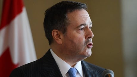 Alberta Premier Jason Kenney speaks at the Rideau Club in Ottawa on Thursday, March 12, 2020. THE CANADIAN PRESS/Sean Kilpatrick First Ministers 20200312