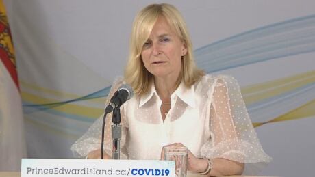 Dr. Heather Morrison gives a COVID-19 briefing on June 1, 2021. Heather Morrison