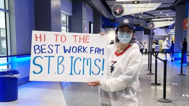 'Long time coming': Health-care workers grateful for chance to watch the Winnipeg Jets in person