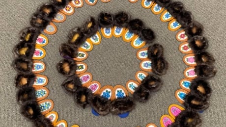 'This is the Elizabeth Mackenzie Elementary School’s Grade 6 graduation slipper project 2021,' said Marca Simba of Behchoko, N.W.T. Good luck to all those students jumping into grade 7 next year.
Grade 6 grad slipper