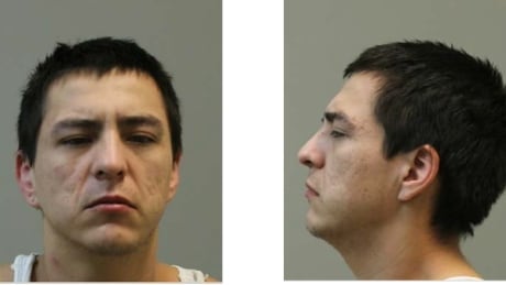 RCMP say Stephen Perley Jr. is a suspect in a shooting near the Tobique First Nation Friday night. Stephen Perley Jr.
