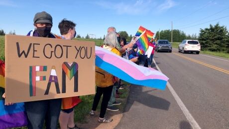 June 14, 2021 East Wiltshire school Pride demonstration