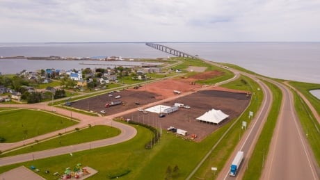 The province is preparing an area near the Confederation Bridge to screen visitors when the borders reopen. Bridge
