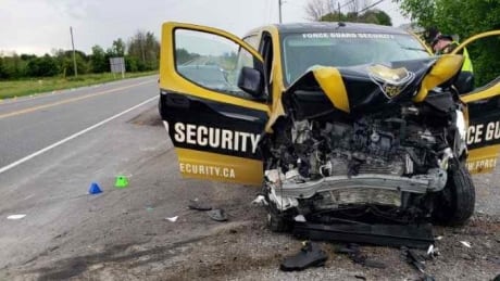 Three people were injuries, one critically, following a collision of Highway 48.
Hwy48 collision