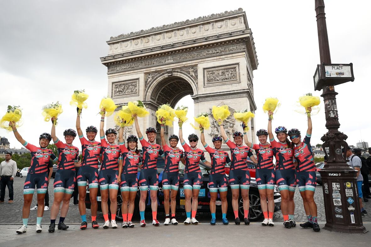 woman tour the france