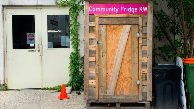 Community fridge in downtown Kitchener 'about filling hungry stomachs,' organizer says